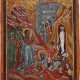 A DOUBLE-SIDED TABLEKTA SHOWING THE RAISING OF LAZARUS AND THE ENTRY INTO JERUSALEM - фото 1