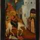 A MONUMENTAL ICON SHOWING THE ENTRY INTO JERUSALEM - Foto 1