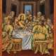 AN ICON SHOWING THE LAST SUPPER - Foto 1