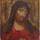 A LARGE AND FINE ICON SHOWING CHRIST CROWNED WITH THORNS (ECCE HOMO) - фото 1