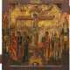 A LARGE ICON SHOWING THE CRUCIFIXION OF CHRIST - фото 1