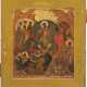 A VERY FINE ICON SHOWING THE RESURRECTION OF CHRIST AND THE DESCENT INTO HELL - фото 1