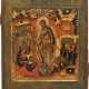 AN ICON SHOWING THE DESCENT INTO HELL AND THE HARROWING OF HELL - фото 1