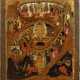A FINELY PAINTED AND MONUMENTAL ICON SHIOWING THE RESURRECTION OF CHRIST AND THE DESCENT INTO HELL - фото 1