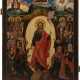A LARGE ICON SHOWING THE DESCENT INTO HELL AND THE HARROWING OF HELL - Foto 1