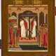 AN ICON SHOWING THE EXALTATION OF THE TRUE CROSS - Foto 1