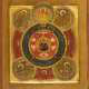 A FINE ICON SHOWING THE ALL-SEEING EYE OF GOD - photo 1