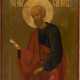 A LARGE ICON SHOWING THE APOSTLE SIMON THE ZEALOT FROM A CHURCH ICONOSTASIS - photo 1