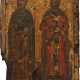A VERY FINE ICON SHOWING ST. PARASKEVA AND ST. CONSTANTINE - Foto 1