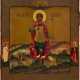 AN ICON SHOWING ST. NICETAS THE WARRIOR WITH OKLAD - photo 1