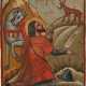 A SMALL ICON SHOWING ST. EUSTACE - фото 1