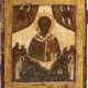 A RARE ICON SHOWING ST. NICHOLAS OF MYRA WITH HIS MIRACLES - photo 1