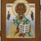 AN ICON SHOWING ST. NICHOLAS OF MYRA - Foto 1