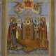 AN ICON SHOWING THE MONASTIC SAINTS ZOSIMA AND SAVATII, FOUNDERS OF THE SOLOVETSKI MONASTERY - Foto 1