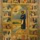 A MONUMENTAL VITA ICON OF ST. SIMEON OF VERKHOTURYE WITH SCENES FROM HIS LIFE - Foto 1