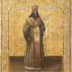 A LARGE ICON SHOWING ST. THEODOSIUS OF UGLICH, ARCHBISHOP OF CHERNIGOV - photo 1