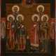 AN ICON SHOWING SIX SELECTED SAINTS - photo 1