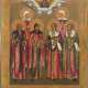 AN ICON SHOWING SIX SELECTED SAINTS - Foto 1