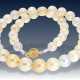 Kette/Collier: außergewöhnliche, teure Multicolour-Südsee-Zuchtperlen-Kette/Perlenstrang mit besonders schönen und hochwertigen Perlen - Foto 1