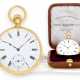 Taschenuhr: Patek Philippe Ankerchronometer besonderer Qualität mit Originalbox und Originalzertifikat, Genf 1878 - photo 1