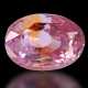 Steine: natürlicher, äußerst seltener pink-oranger Saphir "Padparadscha", 4,80ct, sehr schöne Qualität, mit Zertifikat - Foto 1