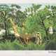 ROUSSEAU, Henri Julien Félix (1844 Laval - 1910 Paris). "Paysage Exotique" - Tropischer Wald mit Aff - photo 1