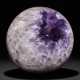 A FINE AMETHYST SPHERE WITH CRYSTAL CAVITY - photo 1