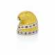 A JEWELLED AND ENAMEL GOLD BONBONNI&#200;RE IN THE FORM OF A DOGE`S HAT - фото 1