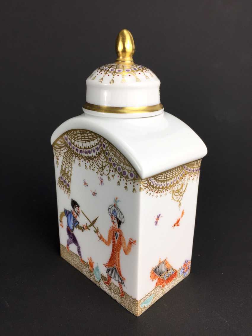 figurines in tea box figurines in tea box