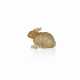 A JEWELLED AGATE MODEL OF A RABBIT - photo 1
