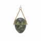 A GUILLOCH&#201; ENAMEL, GOLD-MOUNTED AND MOSS AGATE PENDANT PILL BOX - фото 1