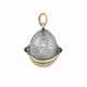 A JEWELLED SILVER AND GOLD EGG-PENDANT - photo 1