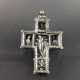 Kreuz-Anhänger / Anhänger in Kreuzform: Orthodoxe Darstellungen, Silber 925, massive Arbeit, sehr gut. - photo 1