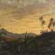 PRAMME, Wilhelm (1898 Halberstadt - 1965 Wernigerode). Sonnenuntergang auf Java. - photo 1