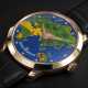 GIRARD-PERREGAUX, 1966 'THE WORLD' REF. 49534, A LIMITED EDITION GOLD WRISTWATCH WITH CLOISONNÉ ENAMEL DIAL - фото 1