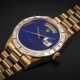 ROLEX, DAY-DATE REF. 18168 ‘DEEP BLUE’, A GOLD AND DIAMOND AUTOMATIC WRISTWATCH WITH LAPIS LAZULI DIAL - photo 1