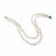 NATURAL PEARL, EMERALD AND DIAMOND NECKLACE - фото 1