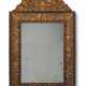 A WILLIAM & MARY WALNUT AND FRUITWOOD MARQUETRY WALL MIRROR - фото 1