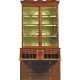 A GEORGE III BURR-YEW, MAHOGANY AND ENGRAVED MARQUETRY SECRETAIRE-BOOKCASE - Foto 1