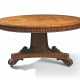 A GEORGE IV AMBOYNA AND GONCALO ALVES-BANDED CENTRE TABLE - Foto 1