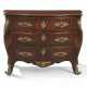 A GEORGE III GILT-BRASS MOUNTED KINGWOOD AND INDIAN ROSEWOOD COMMODE - фото 1