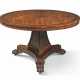 A REGENCY BRASS-INLAID BRAZILIAN ROSEWOOD CENTRE TABLE - Foto 1