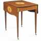 A GEORGE III HAREWOOD AND MARQUETRY PEMBROKE TABLE - фото 1