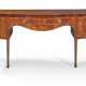 A GEORGE III MAHOGANY AND FRUITWOOD MARQUETRY SERPENTINE SIDEBOARD - photo 1