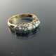 Eleganter Brillant-Ring: Gelb-Gold 585, 0,7 Karat, Wesselton / Weiß, Halb-Memory-Ring, sehr gut. - Foto 1