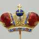 Russland: Reversnadel mit Kaiserlicher Krone. - photo 1