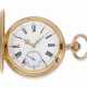 Taschenuhr: hochwertiges, schweres Schweizer Wippen-Chronometer, um 1900 - Foto 1