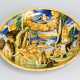 Urbino ceramic plate with upstanded border - photo 1