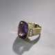 Amethyst-Diamant-Ring - фото 1