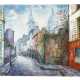 Louis Dali (1905-1994) Paris street scene with Montmartre - Foto 1